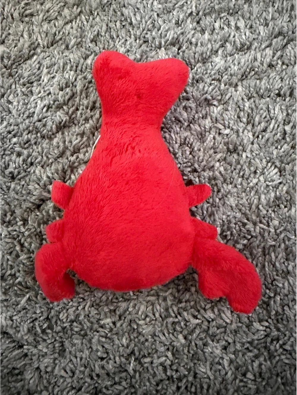 Red Plush Lobster Stuffed Animal Dog Toy XS/S